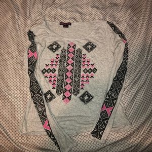 Rock & Roll cowgirl long sleeve shirt